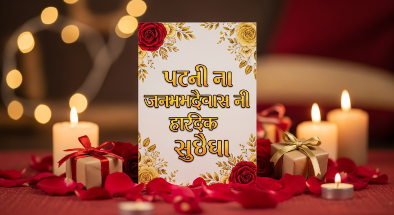 Wife Birthday Wishes Gujarati